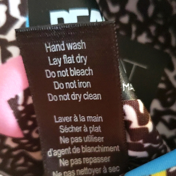 Beach Riot Sport Woman Leggings Black Bright Flex Colors Luxury Quality Med NWT - Picture 8 of 8